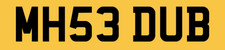 Volkswagen number plate - mh,