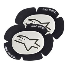 Alpinestars 2024 GP Sport Evo Knee Sliders Black White  MX Motocross Off Road