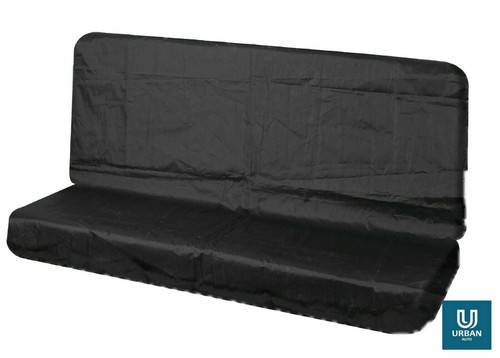 Seat covers rear black - covers,