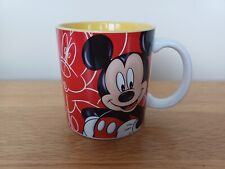  DISNEYLAND PARIS MICKEY MOUSE MUG MADE IN JAPAN RED AND YELLOW 