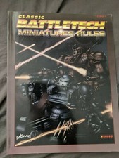  Classic BattleTech Miniatures Rules 10981 Battletech Rare Vintage Sourcebook