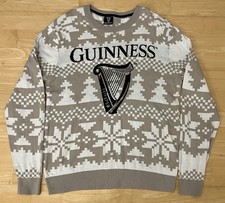 Medium 40" inch chest Guinness Stout Beer Bier Christmas sweater jumper Xmas