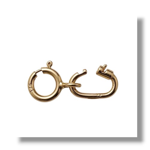 9ct real gold clasp link - real,