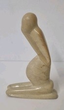 Soapstone Carved Figure Sculpture Excellent Condition