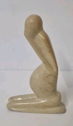 Soapstone carved figure - carved,
