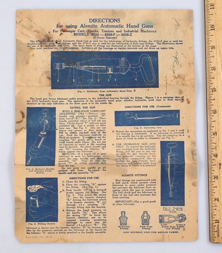 1939 alemite automatic hand - 1939,