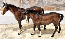 2 Beswick China Horse Figures