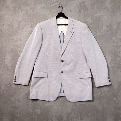 Gurteen seersucker blazer - seersucker,