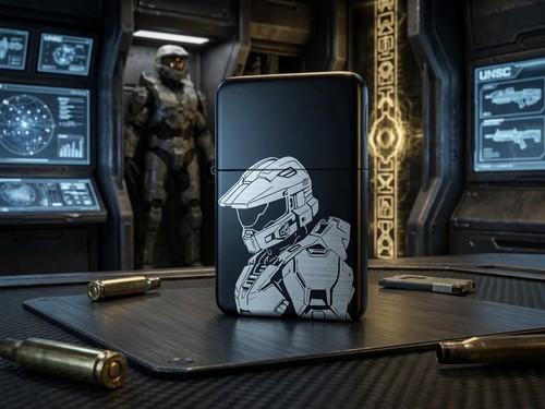 Custom laser engraved halo - laser,