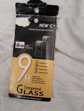 New 'C Premium  Glass Screen Protector  Tempered Glass.  Tatty Packaging Unused
