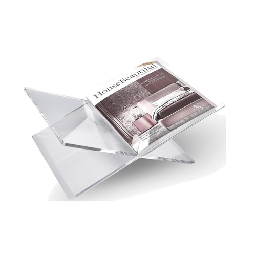 Clear acrylic book - clear, for