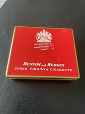 Benson and Hedges vintage tin