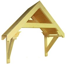 Timber Front Door Canopy Porch