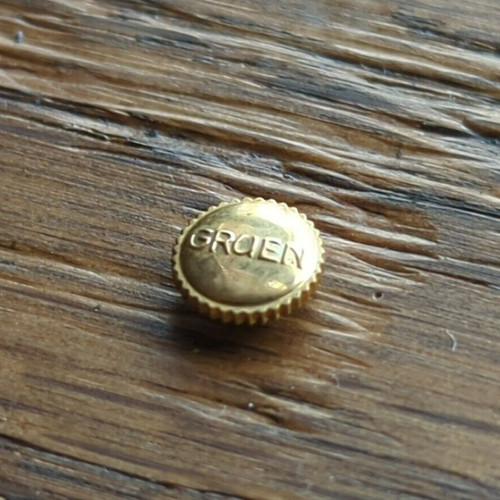Gruen rolled gold watch - watch, crown