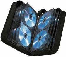 120 Sleeve CD DVD Blu Ray Disc Carry Case Holder Bag Wallet Storage Ring Binder