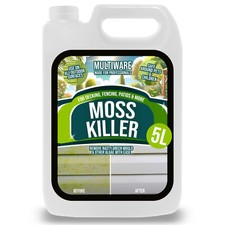 MOSS PATIO PATH CLEANER CONCENTRATE 5L HEAVY DUTY MOULD ALGAE LICHEN REMOVER