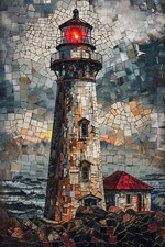 Lighthouse Seascape Canvas