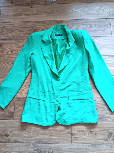 Boohoo green collared - collared, crepe