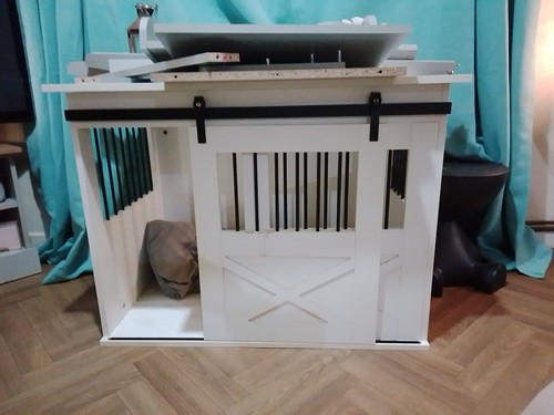White wooden scandinavian - white,