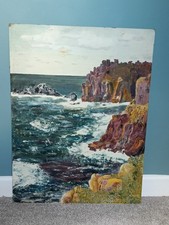 Original Vintage Coastal Oil