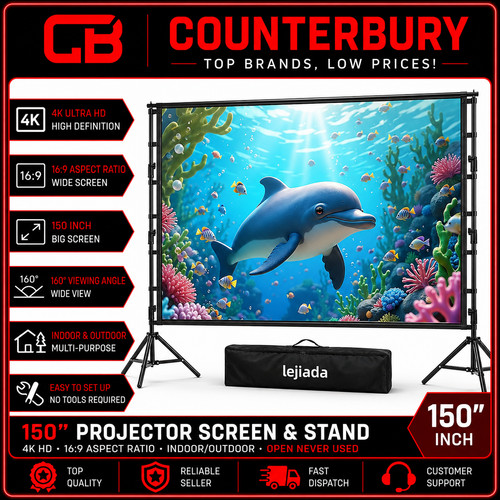 150in projector screen - projector,