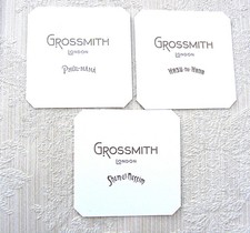 Three GROSSMITH Perfume Cards, C 21st, not vintage