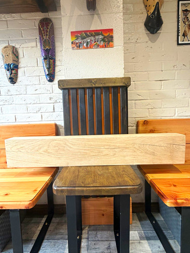 Solid oak fireplace beam - fireplace,