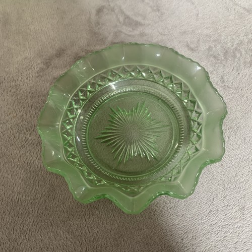 Davidson green glass - glass, small