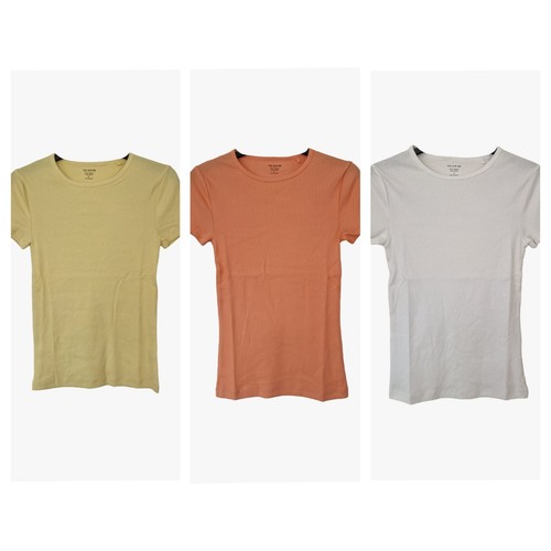 Ribbed ladies t shirts - m&s, t-shirts