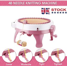 48 Needle Knitting Machine Round DIY Scarf Hat Hand Weaving Loom  Kids Toy UK