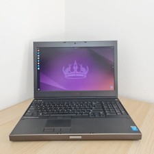 Dell M4800 15.6" Ubuntu Workstation Core i7 Laptop 256GB SSD 24GB RAM HDMI