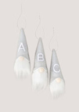 GREY ALPHABET P CHRISTMAS GONK