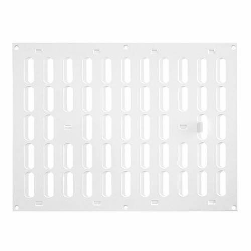 White metal air vent grille - white,
