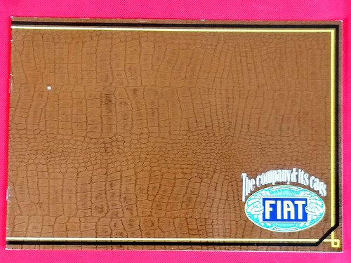 1973 fiat range sales - sales, brochure