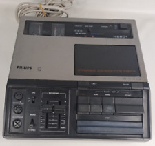 Vintage Rare Philips Stereo Cassette Deck N2501 Player DNL Noise reduction