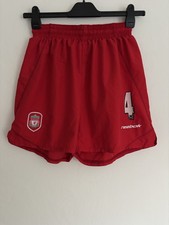 LIVERPOOL 2003/2005 HOME FOOTBALL SHORTS REEBOK VINTAGE SIZE L ADULT