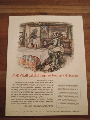 Guinness original 1955 print - guinness,