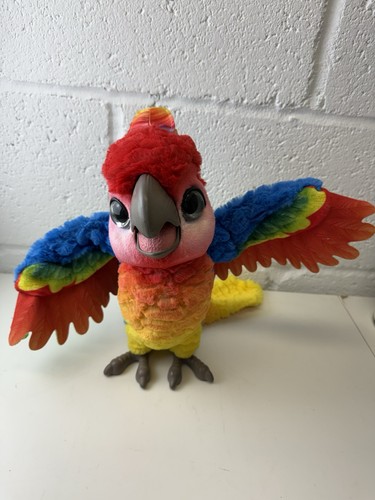 Fur real colourful parrot - real,