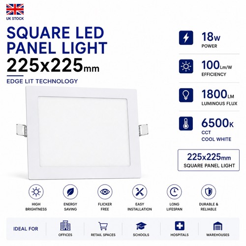 225x 225 18w slim - 225, square