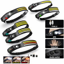 2x LED Super Bright Head Torch