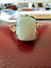 Vintage 9K Rose Gold Opal