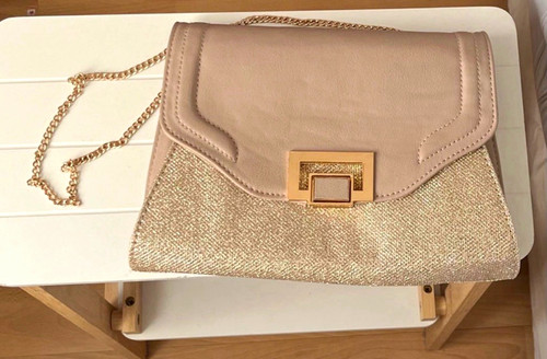 New look beige - beige, glitter