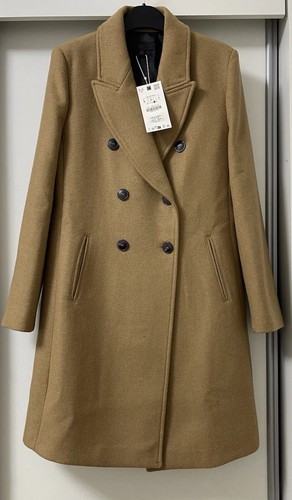 Zara brown camel wool blend - brown,
