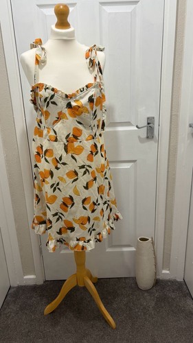 Cider lemon print - tie, shoulder