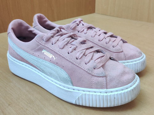 Puma pink suede platform - puma,