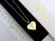 GOLD PLATED HEART SOS