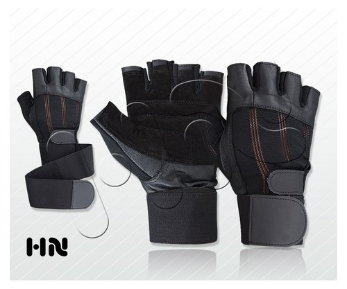 Weight lifting padded leather - padded,