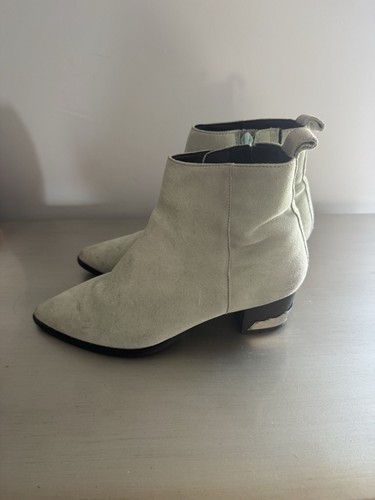Topshop mint green suede - mint,