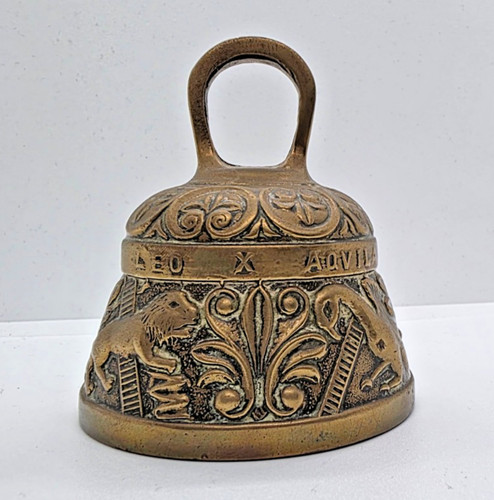 Vintage brass altar bell - brass,