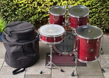 Sonor S-Class Maple Drum Set (Cherry Red) 10", 12", 14", 20" incl. Snare Drum